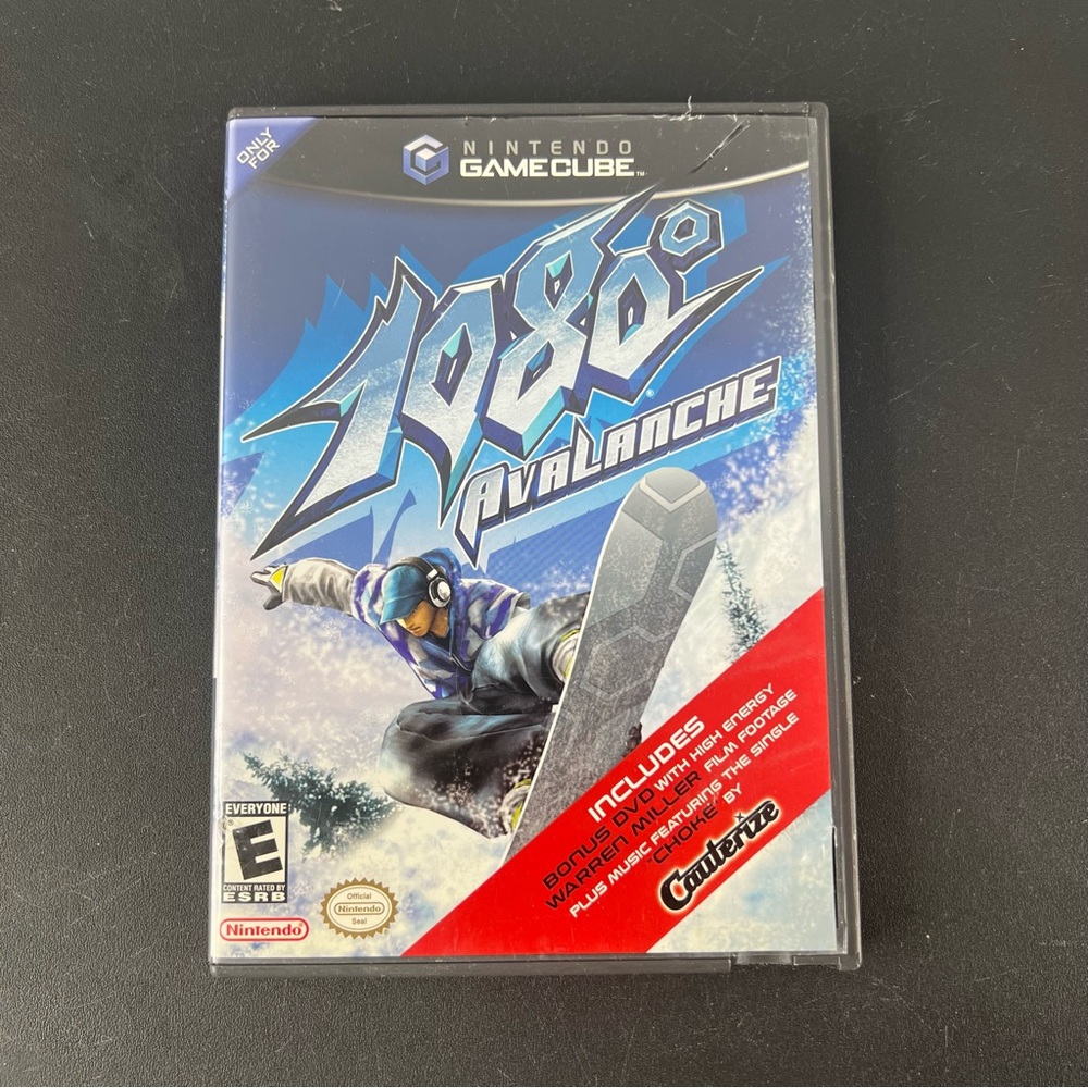 1080° Avalanche Video Game For Nintendo Gamecube Tested & Complete W/ Bonus DVD